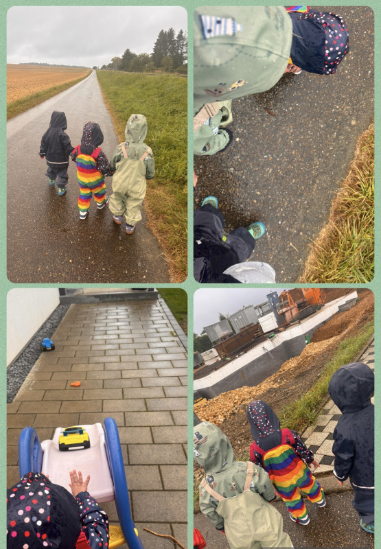 Ein spannender Regenspaziergang Ein spannender Regenspaziergang